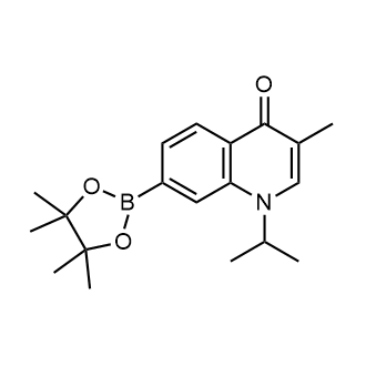 1-Isopropyl-3-methyl-7-(4,4,5,5-tetramethyl-1,3,2-dioxaborolan-2-yl)quinolin-4(1H)-one|CS-0926378