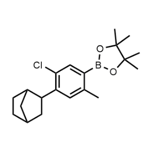 2-(4-(Bicyclo[2.2.1]heptan-2-yl)-5-chloro-2-methylphenyl)-4,4,5,5-tetramethyl-1,3,2-dioxaborolane|CS-0926412