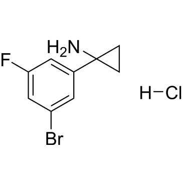 1-(3-Bromo-5-fluorophenyl)cyclopropan-1-amine hydrochloride|CS-0926425