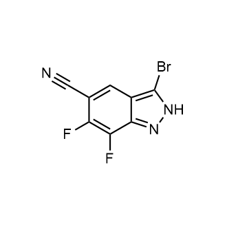 3-Bromo-6,7-difluoro-2H-indazole-5-carbonitrile|CS-0926441
