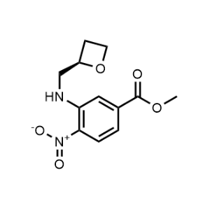 Methyl (R)-4-nitro-3-((oxetan-2-ylmethyl)amino)benzoate|CS-0926514