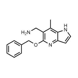 (5-(Benzyloxy)-7-methyl-1H-pyrrolo[3,2-b]pyridin-6-yl)methanamine|CS-0926522