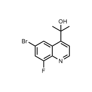 6-Bromo-8-fluoro-α,α-dimethyl-4-quinolinemethanol|CS-0926740
