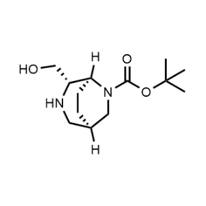 tert-Butyl (1R,4S,5S)-4-(hydroxymethyl)-3,6-diazabicyclo[3.2.2]nonane-6-carboxylate|CS-0926919