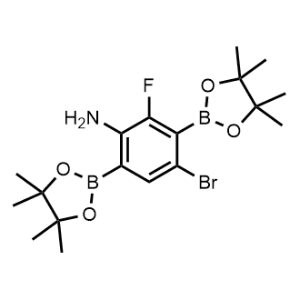 4-Bromo-2-fluoro-3,6-bis(4,4,5,5-tetramethyl-1,3,2-dioxaborolan-2-yl)aniline|CS-0927051
