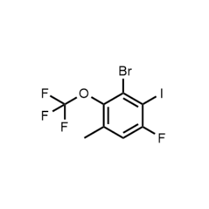 3-Bromo-1-fluoro-2-iodo-5-methyl-4-(trifluoromethoxy)benzene|CS-0927089