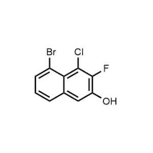 5-Bromo-4-chloro-3-fluoronaphthalen-2-ol|CS-0927097