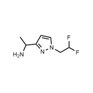 1-(1-(2,2-Difluoroethyl)-1H-pyrazol-3-yl)ethanamine|CS-0927202