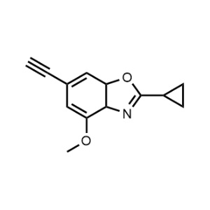 2-Cyclopropyl-6-ethynyl-4-methoxy-3a,7a-dihydrobenzo[d]oxazole|CS-0927293