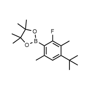 2-(4-(tert-Butyl)-2-fluoro-3,6-dimethylphenyl)-4,4,5,5-tetramethyl-1,3,2-dioxaborolane|CS-0927717