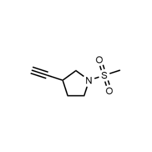 3-Ethynyl-1-(methylsulfonyl)pyrrolidine|CS-0927796