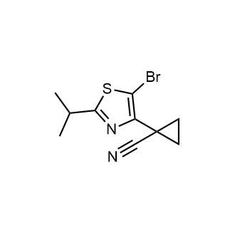 1-(5-Bromo-2-isopropylthiazol-4-yl)cyclopropanecarbonitrile|CS-0927941