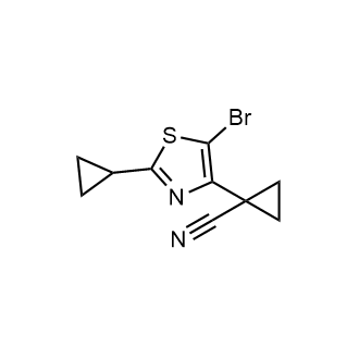 1-(5-Bromo-2-cyclopropylthiazol-4-yl)cyclopropanecarbonitrile|CS-0927944