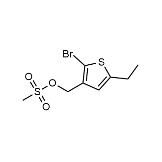 (2-Bromo-5-ethylthiophen-3-yl)methyl methanesulfonate|CS-0927949