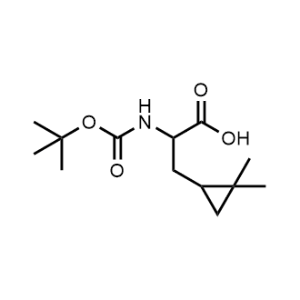 2-((tert-Butoxycarbonyl)amino)-3-(2,2-dimethylcyclopropyl)propanoic acid|CS-0927982