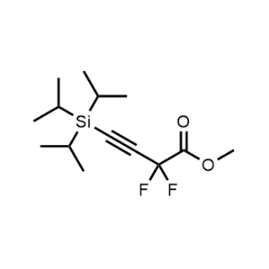 Methyl 2,2-difluoro-4-(triisopropylsilyl)but-3-ynoate|CS-0928232