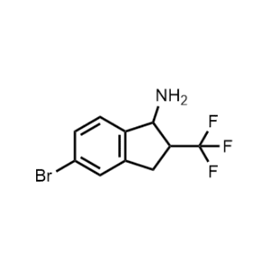 5-Bromo-2-(trifluoromethyl)-2,3-dihydro-1H-inden-1-amine|CS-0928238