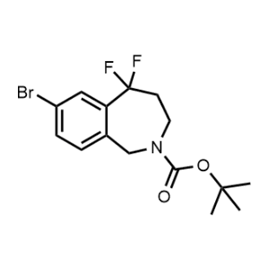 tert-Butyl 7-bromo-5,5-difluoro-4,5-dihydro-1H-benzo[c]azepine-2(3H)-carboxylate|CS-0928241