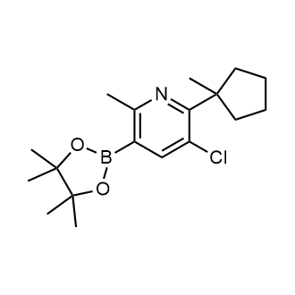 3-Chloro-6-methyl-2-(1-methylcyclopentyl)-5-(4,4,5,5-tetramethyl-1,3,2-dioxaborolan-2-yl)pyridine|CS-0928442