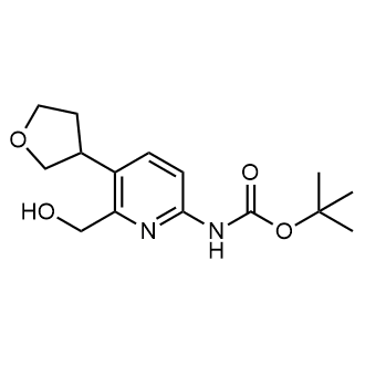 tert-Butyl (6-(hydroxymethyl)-5-(tetrahydrofuran-3-yl)pyridin-2-yl)carbamate|CS-0928462