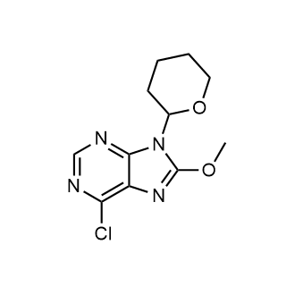 6-Chloro-8-methoxy-9-(tetrahydro-2H-pyran-2-yl)-9H-purine|CS-0928468