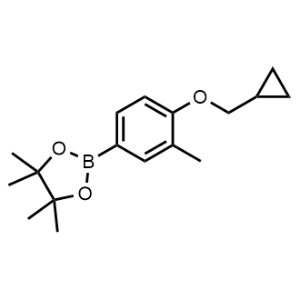 2-[4-(Cyclopropylmethoxy)-3-methylphenyl]-4,4,5,5-tetramethyl-1,3,2-dioxaborolane|CS-0928784