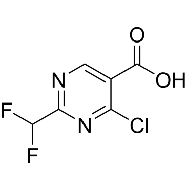 4-Chloro-2-(difluoromethyl)pyrimidine-5-carboxylic acid|CS-0928979