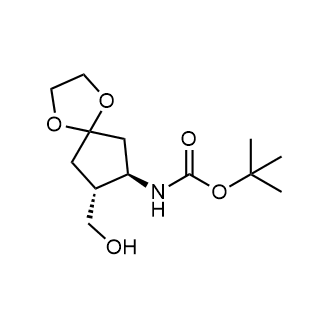 tert-Butyl ((7R,8R)-8-(hydroxymethyl)-1,4-dioxaspiro[4.4]nonan-7-yl)carbamate|CS-0929178
