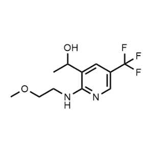 1-(2-((2-Methoxyethyl)amino)-5-(trifluoromethyl)pyridin-3-yl)ethanol|CS-0929306