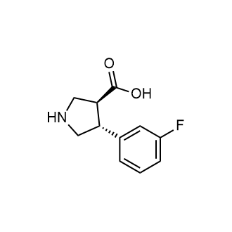 (3S,4R)-4-(3-Fluorophenyl)pyrrolidine-3-carboxylic acid|CS-0929642