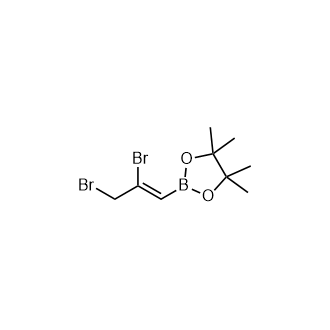 2-(2,3-Dibromoprop-1-en-1-yl)-4,4,5,5-tetramethyl-1,3,2-dioxaborolane|CS-0930118