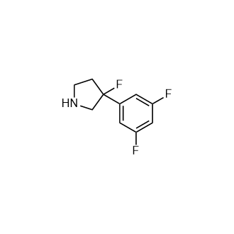 3-(3,5-Difluorophenyl)-3-fluoropyrrolidine|CS-0931121