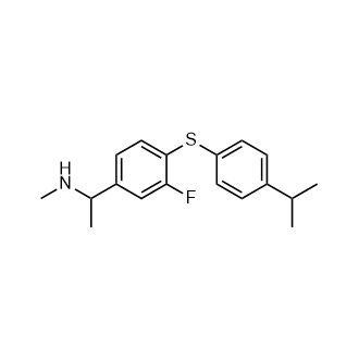 1-(3-Fluoro-4-((4-isopropylphenyl)thio)phenyl)-N-methylethan-1-amine|CS-0931370
