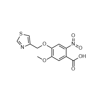 5-Methoxy-2-nitro-4-(thiazol-4-ylmethoxy)benzoic acid|CS-0931475