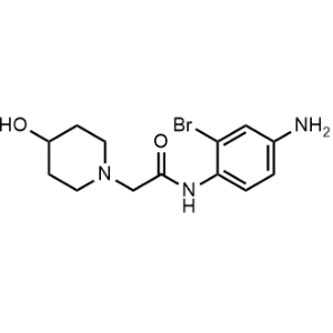 N-(4-Amino-2-bromophenyl)-2-(4-hydroxypiperidin-1-yl)acetamide|CS-0931626