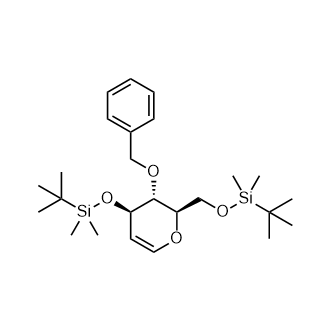 (((2R,3R,4R)-3-(Benzyloxy)-2-(((tert-butyldimethylsilyl)oxy)methyl)-3,4-dihydro-2H-pyran-4-yl)oxy)(tert-butyl)dimethylsilane|CS-0931826
