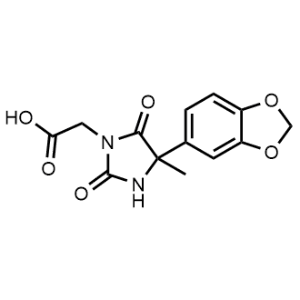 2-(4-(Benzo[d][1,3]dioxol-5-yl)-4-methyl-2,5-dioxoimidazolidin-1-yl)acetic acid|CS-0932058