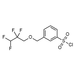 3-((2,2,3,3-Tetrafluoropropoxy)methyl)benzenesulfonyl chloride|CS-0932548