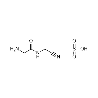 2-Amino-N-(cyanomethyl)acetamide methanesulfonate|CS-0932779