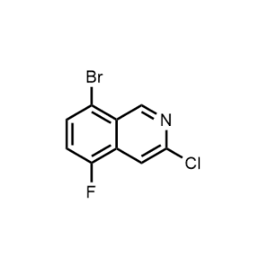 8-Bromo-3-chloro-5-fluoroisoquinoline|CS-0932885