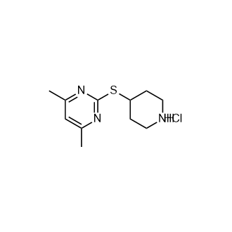 4,6-Dimethyl-2-(piperidin-4-ylthio)pyrimidine hydrochloride|CS-0933010
