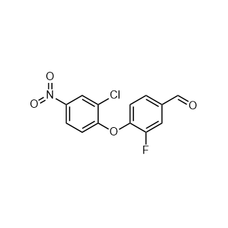 4-(2-Chloro-4-nitrophenoxy)-3-fluorobenzaldehyde|CS-0933103