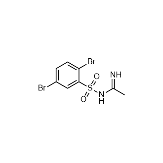 N-((2,5-Dibromophenyl)sulfonyl)acetimidamide|CS-0933147