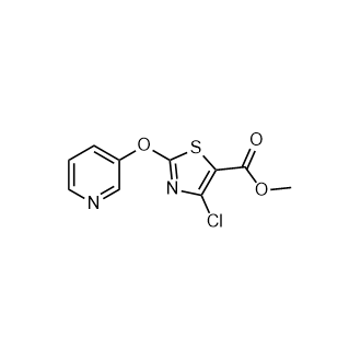 Methyl 4-chloro-2-(pyridin-3-yloxy)thiazole-5-carboxylate|CS-0933288