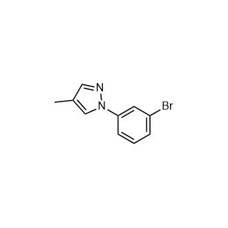 1-(3-Bromophenyl)-4-methyl-1H-pyrazole|CS-0933289