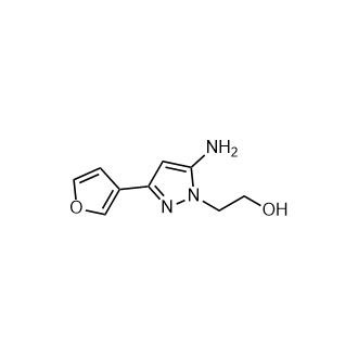 2-(5-Amino-3-(furan-3-yl)-1H-pyrazol-1-yl)ethan-1-ol|CS-0933422