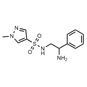 N-(2-Amino-2-phenylethyl)-1-methyl-1H-pyrazole-4-sulfonamide|CS-0933645