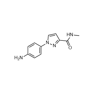 1-(4-Aminophenyl)-N-methyl-1H-pyrazole-3-carboxamide|CS-0933710