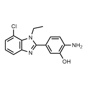 2-Amino-5-(7-chloro-1-ethyl-1H-benzo[d]imidazol-2-yl)phenol|CS-0934530