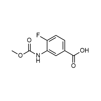 4-Fluoro-3-((methoxycarbonyl)amino)benzoic acid|CS-0934654